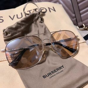 Womens Burberry Aviator Glasses